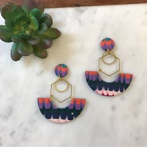 Clay earrings